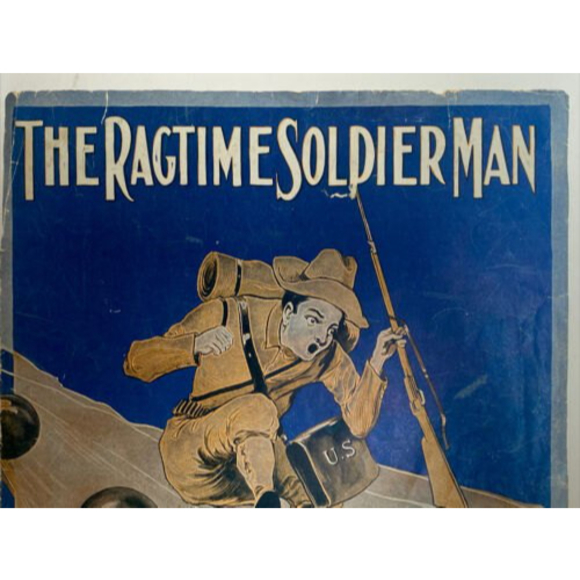 Vintage The Ragtime Soldier Man by Irving Berlin 1912 antique sheet music Jazz - Picture 2 of 12